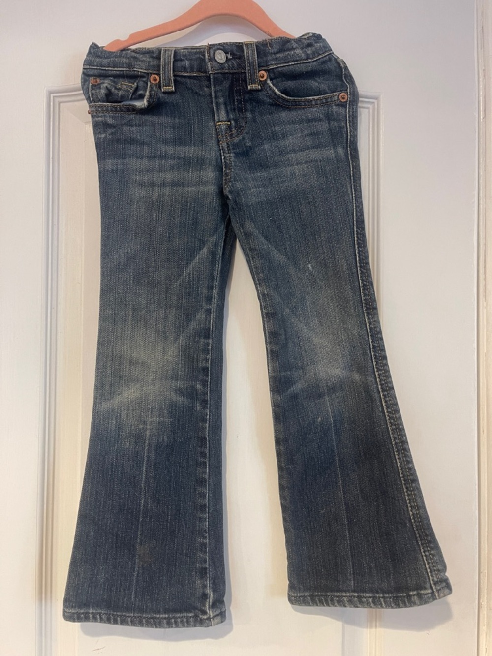 7 For All Mankind Kids Dark Blue Flared Jeans